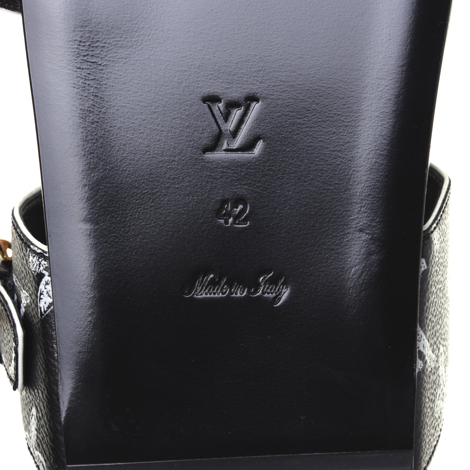 Louis Vuitton Catogram Bom Dia Flat Mule 42 Black White 7 of 11