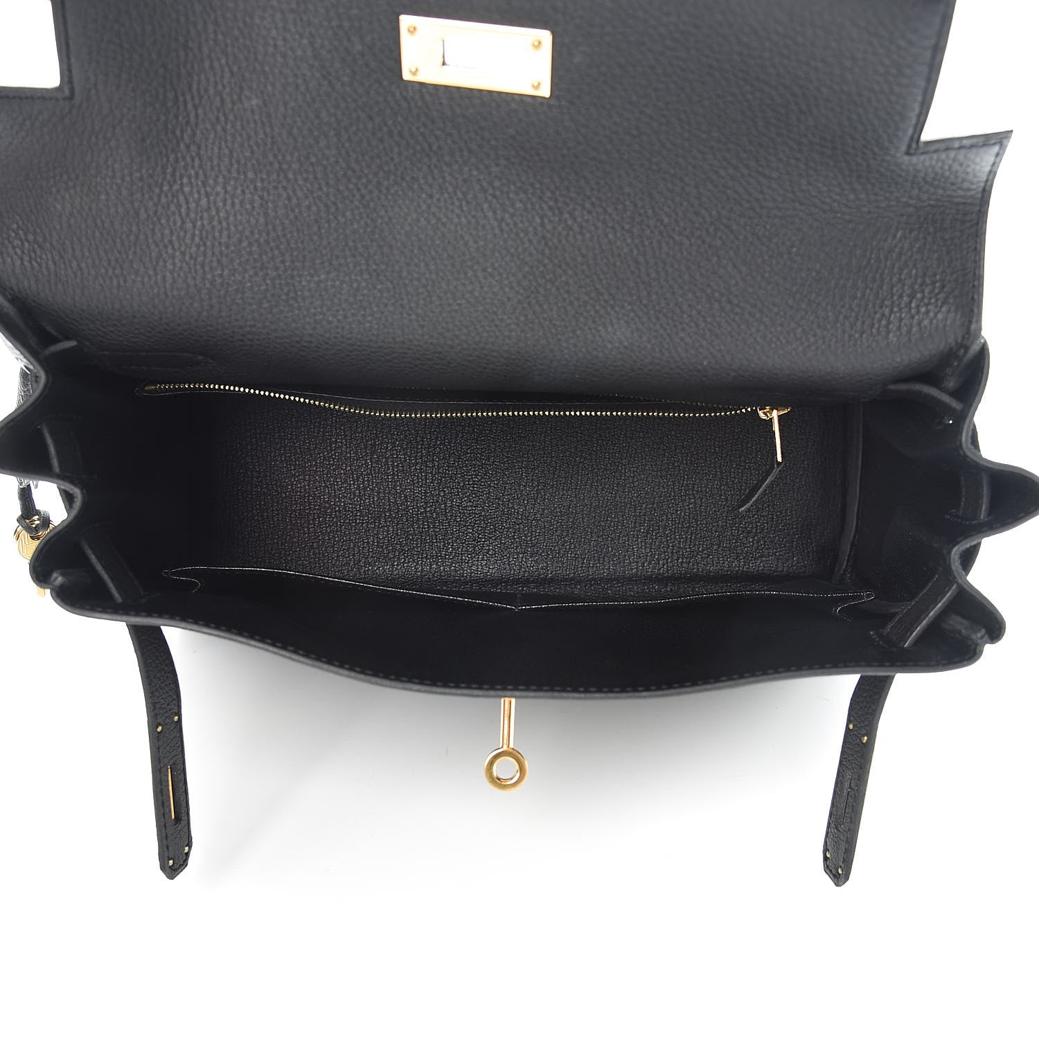 Hermes Togo Kelly Retourne 28 Black 15 of 40