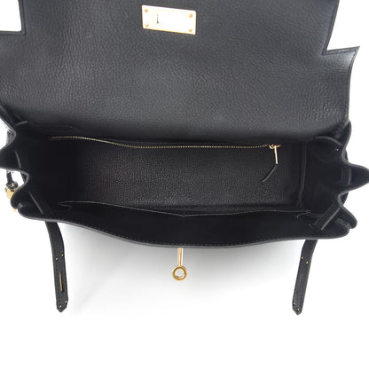 Hermes Togo Kelly Retourne 28 Black 15 of 40