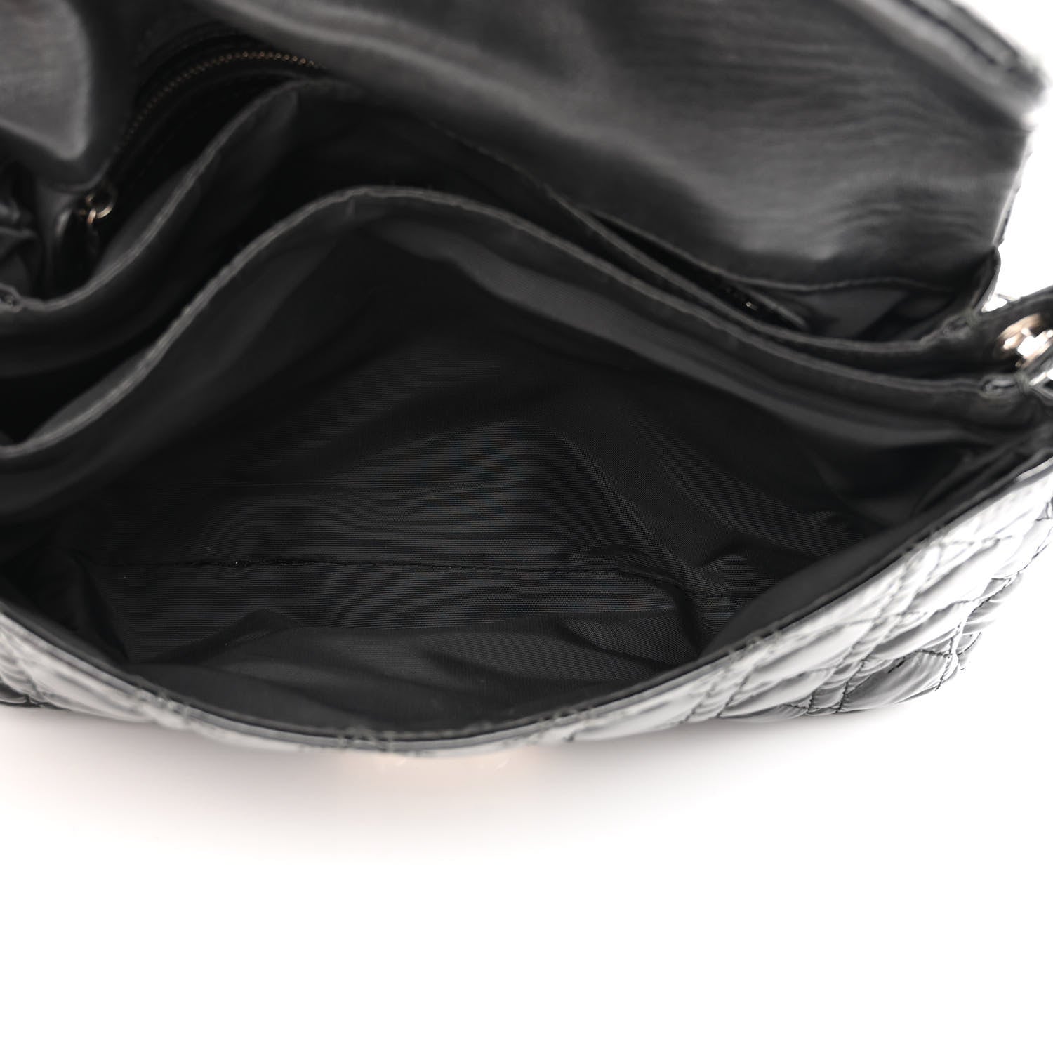Christian Dior Patent Cannage New Lock Flap Black 7 of 19