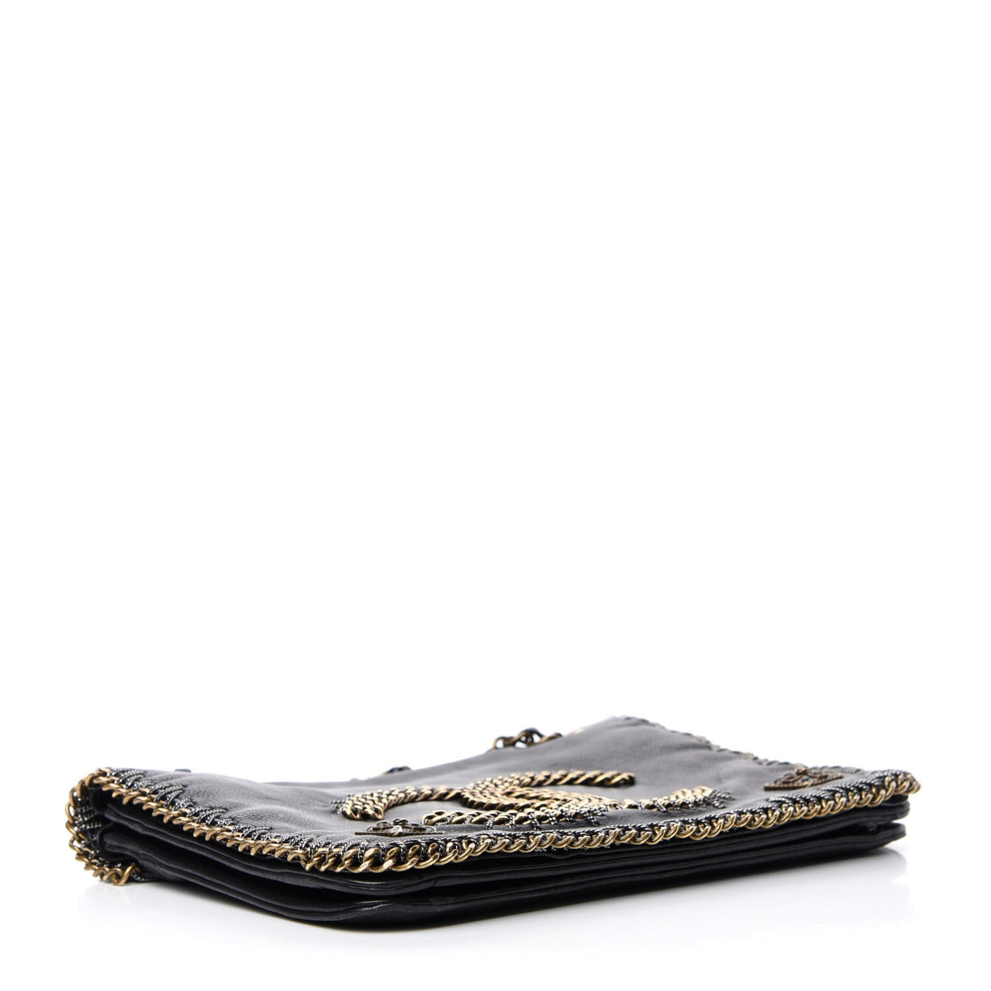 Calfskin Chain CC Byzance Flap Black