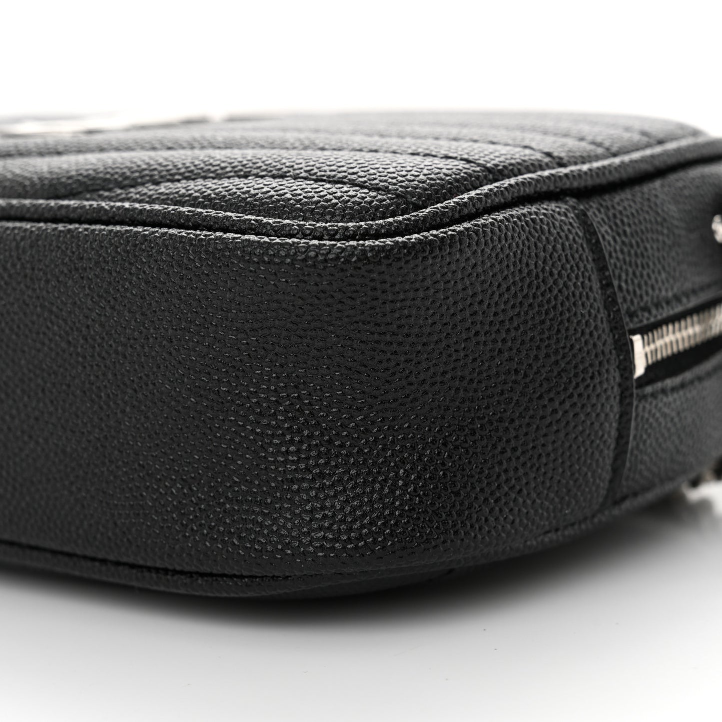 Grain De Poudre Matelasse Monogram Mini Lou Camera Bag Black