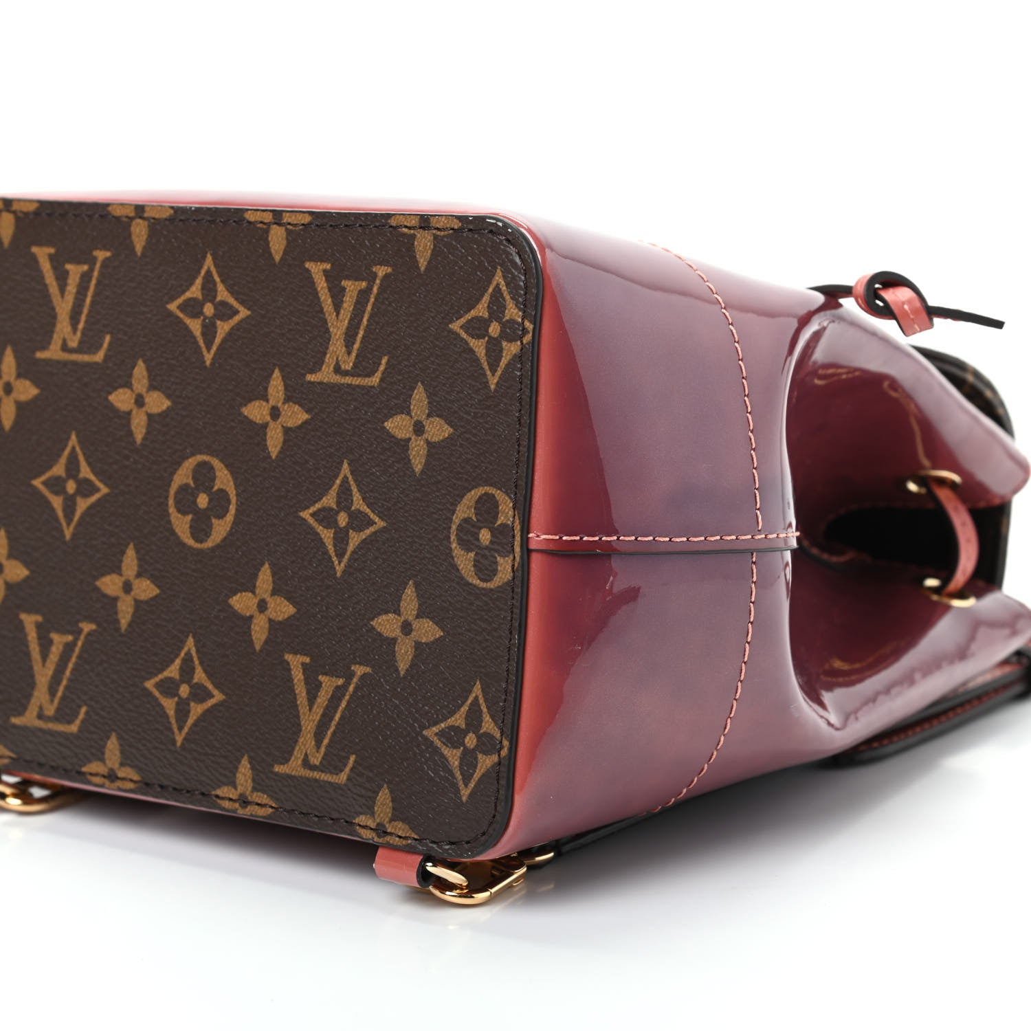 Louis Vuitton Patent Monogram Hot Springs Backpack Vieux Rose 7 of 9