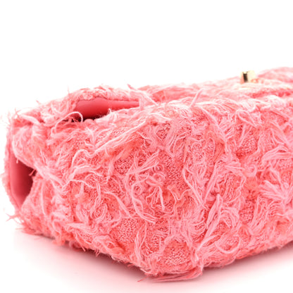 Chanel Tweed Quilted Mini Rectangular Flap Pink 9 of 10