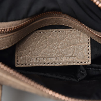 Alexander Wang Pebbled Lambskin Rocco Latte Rose Gold Hardware 7 of 12