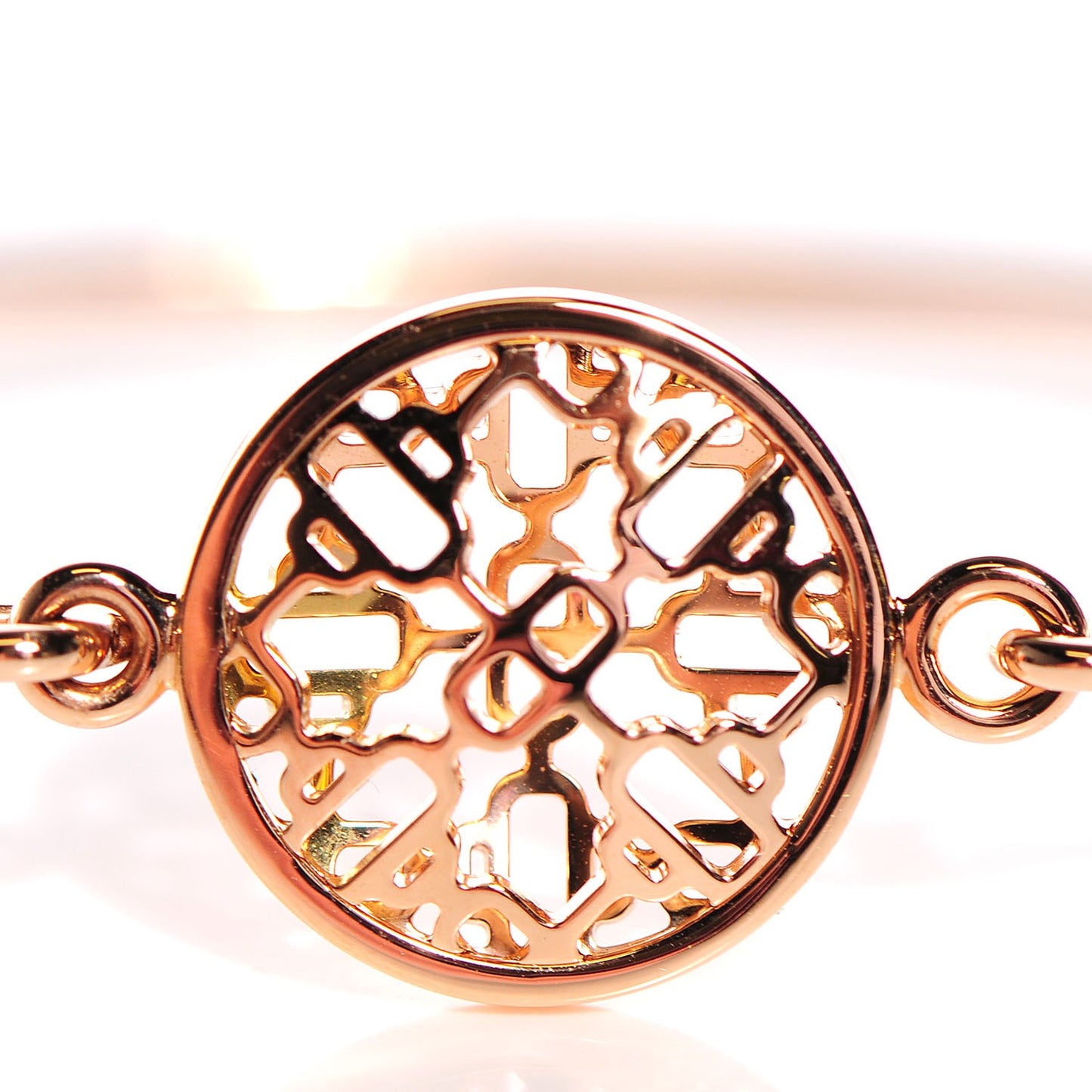 18K Rose Gold Chaine D'Ancre Passerelle Bracelet PM Small