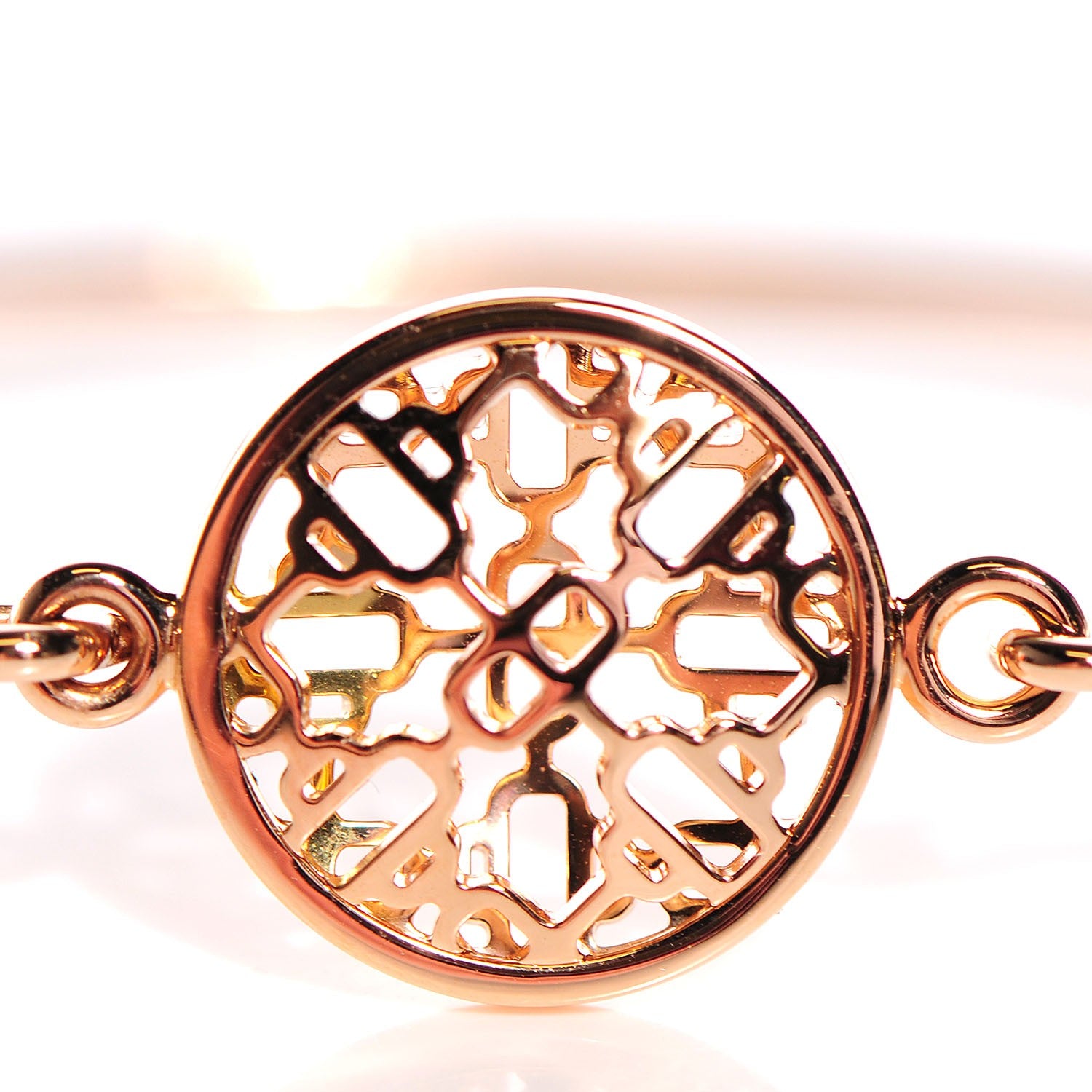 Hermes 18K Rose Gold Chaine D'Ancre Passerelle Bracelet PM Small 8 of 13