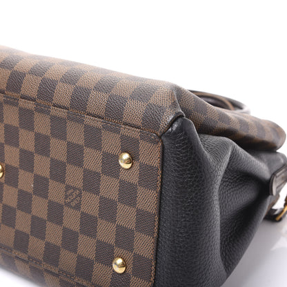 Louis Vuitton Cuir Taurillon Damier Ebene Normandy Black 8 of 14