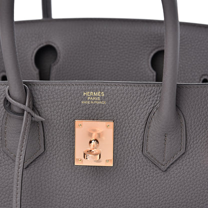 Hermes Togo Birkin 30 Etain 5 of 9