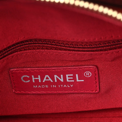 Chanel Aged Calfskin Quilted Small Gabrielle Hobo Burgundy 6 of 9