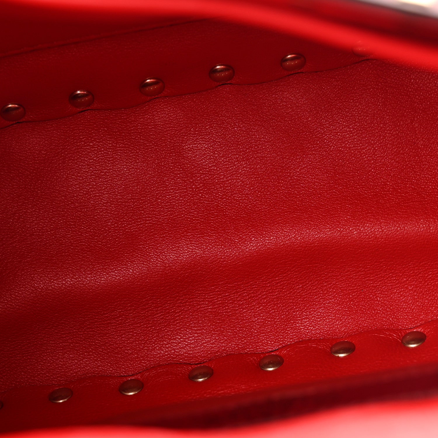 Valentino Garavani Nappa Lettering Print Medium Rockstud Spike Shoulder Bag Red Pink 5 of 13