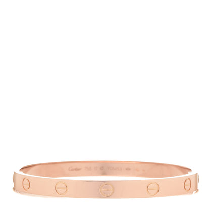 Cartier 18K Pink Gold LOVE Bracelet 17 1 of 6