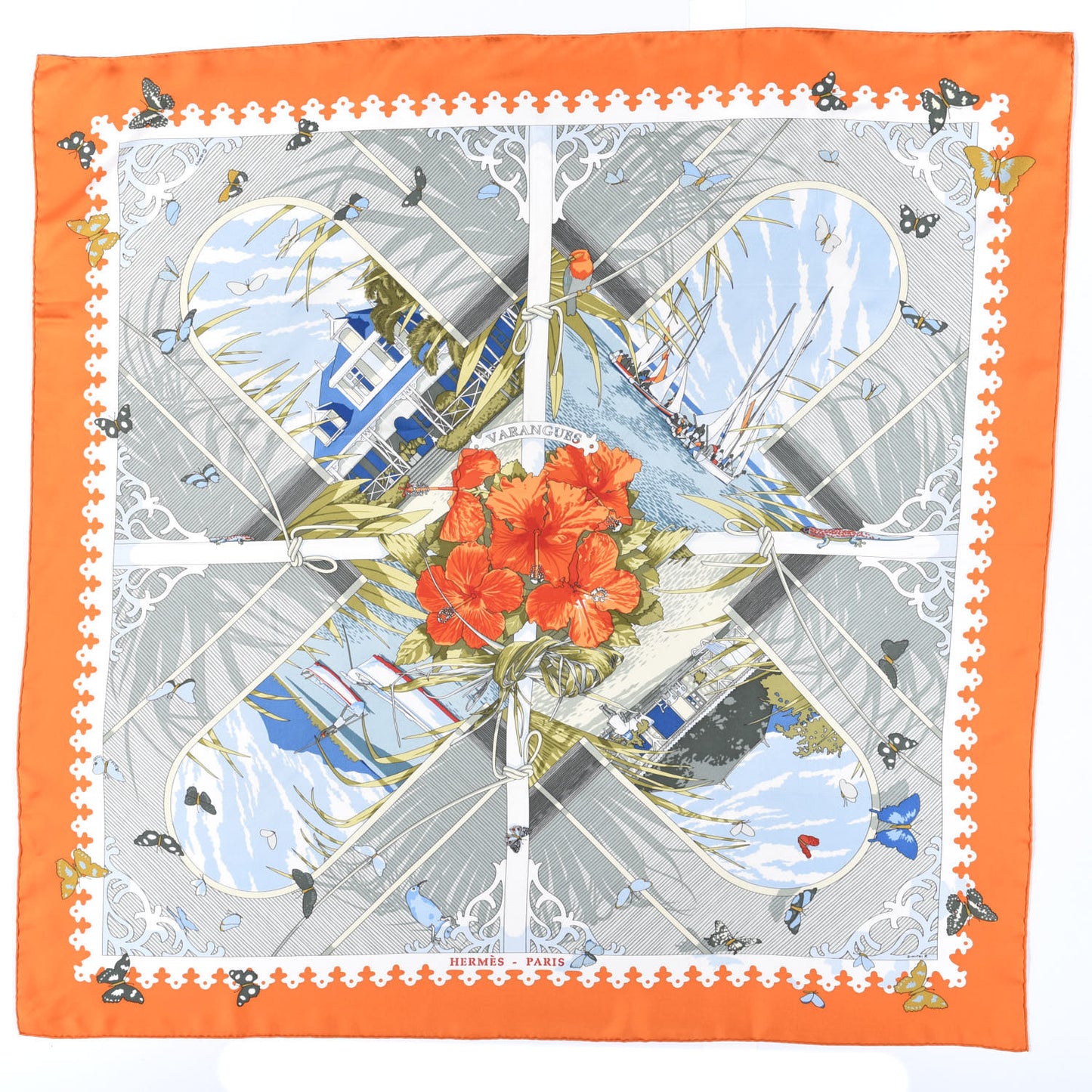 Silk Varangues Scarf 90