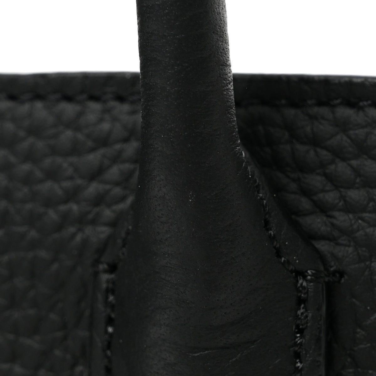 Grained Calfskin Soft Margaux 10 Bag Black