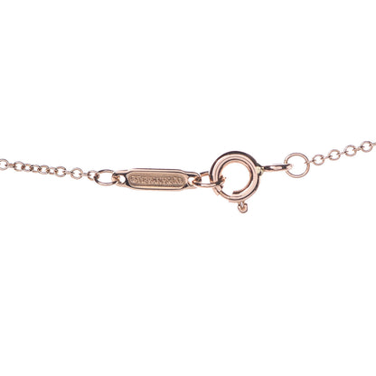Tiffany 18K Rose Gold Diamond Atlas Pierced Pendant Necklace 6 of 7