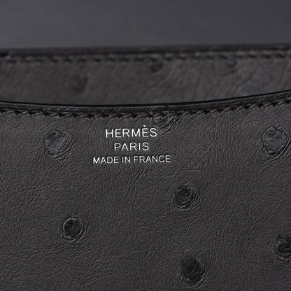 Hermes Ostrich Constance 18 Graphite 4 of 15