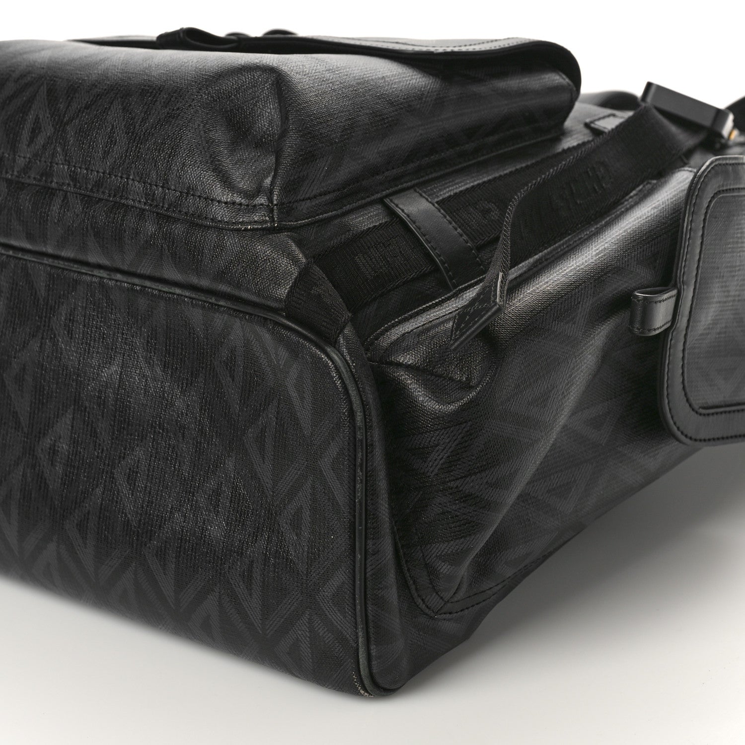 Christian Dior Canvas CD Diamond Hit The Road Backpack Black 8 of 15
