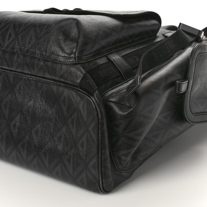 Christian Dior Canvas CD Diamond Hit The Road Backpack Black 8 of 15