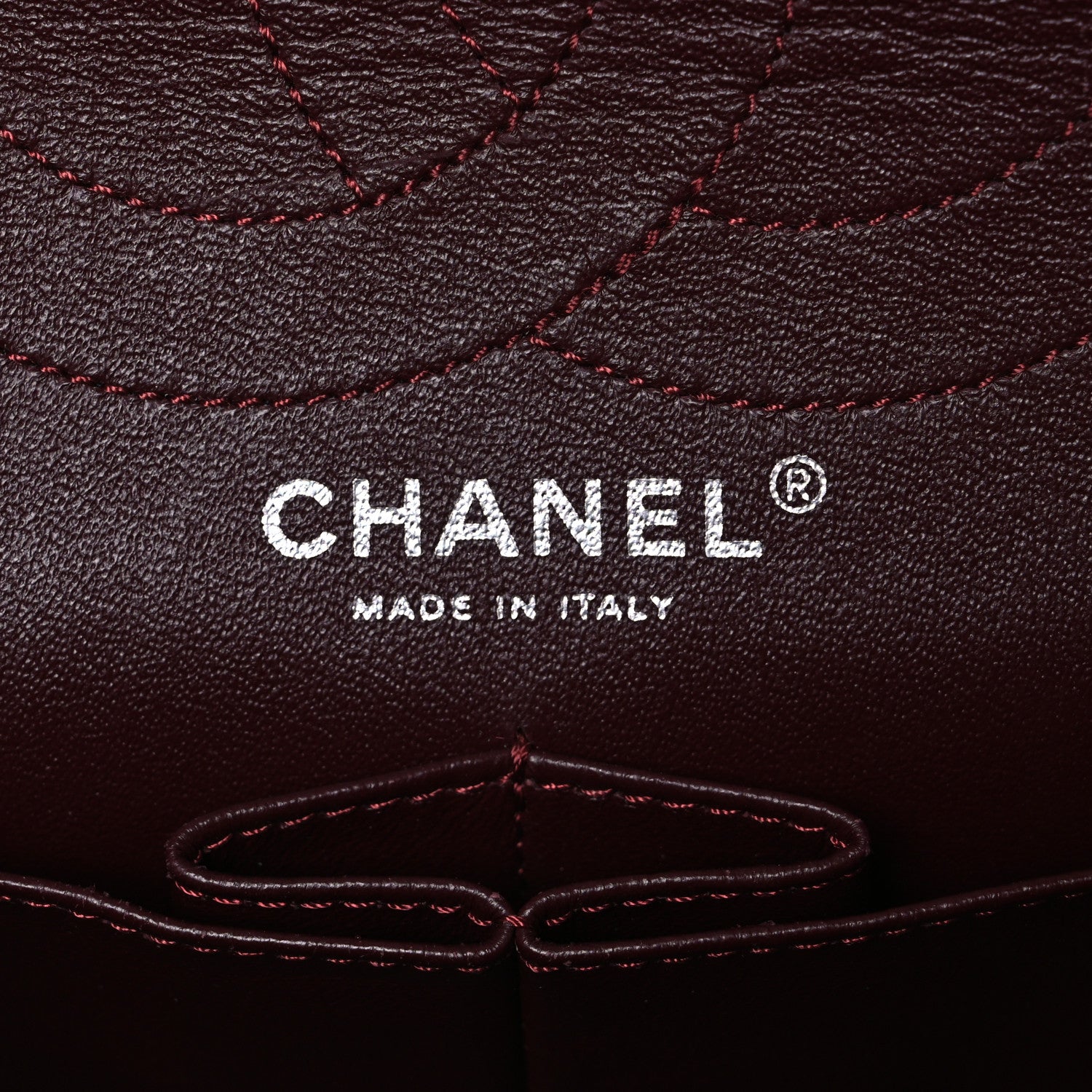 Chanel Aged Calfskin Quilted 2.55 Reissue 226 Flap Dark Burgundy 6 of 10