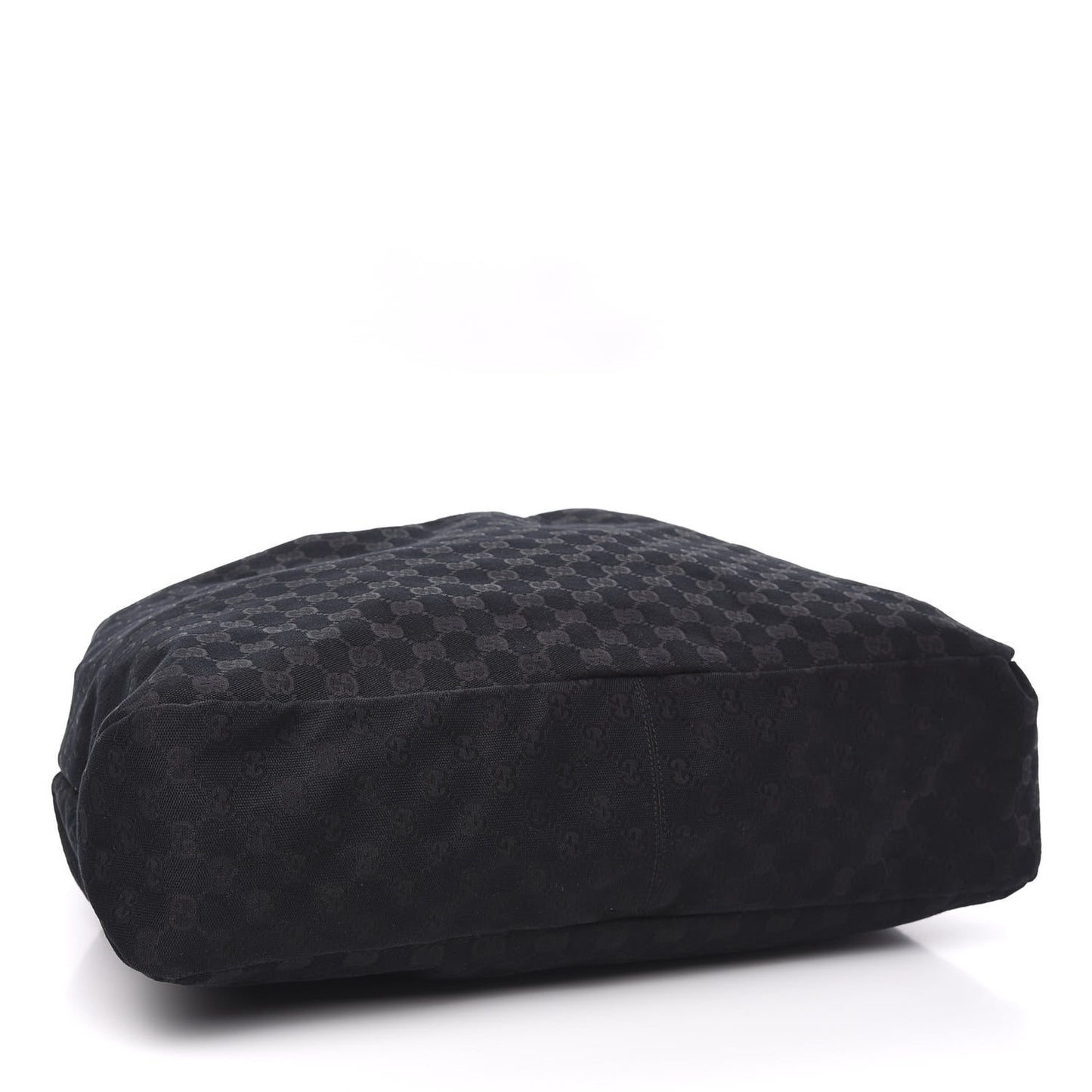 Monogram Large Zebra Horsebit Chain Hobo Black