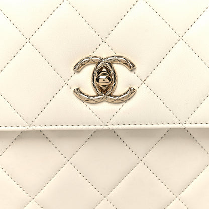 Chanel Lambskin Quilted Small Trendy CC Dual Handle Flap Bag White 9 of 11