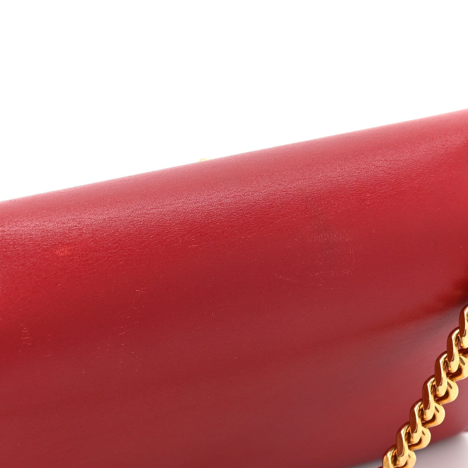 Saint Laurent Calfskin Small Classic Monogram Kate Tassel Satchel Red 10 of 14
