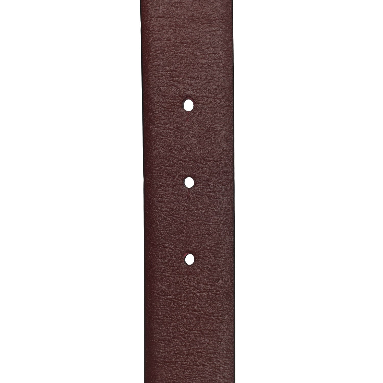 Chanel Calfskin CC Reversible Belt 80 32 Black Burgundy 5 of 8