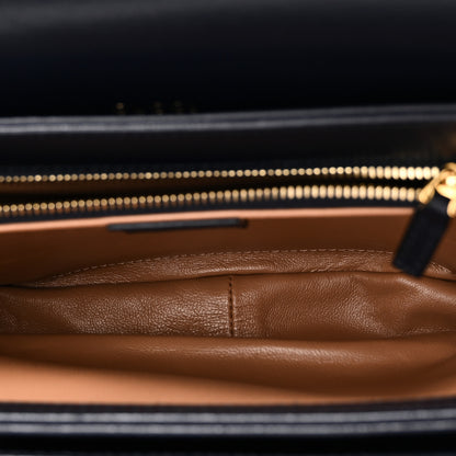 Gucci Lanzo Stretch Cord Azalea Calfskin Horsebit 1955 Shoulder Bag Lipstick Rose Blue 5 of 10