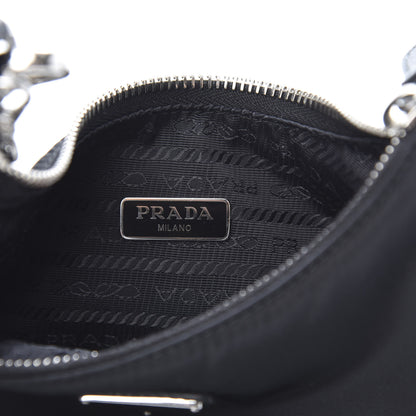 Prada Nylon Re-Edition 2005 Shoulder Bag Black 6 of 10