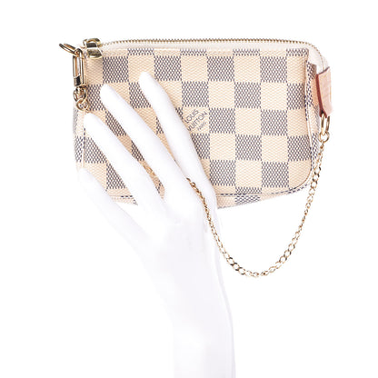 Louis Vuitton Damier Azur Mini Pochette Accessories 2 of 8