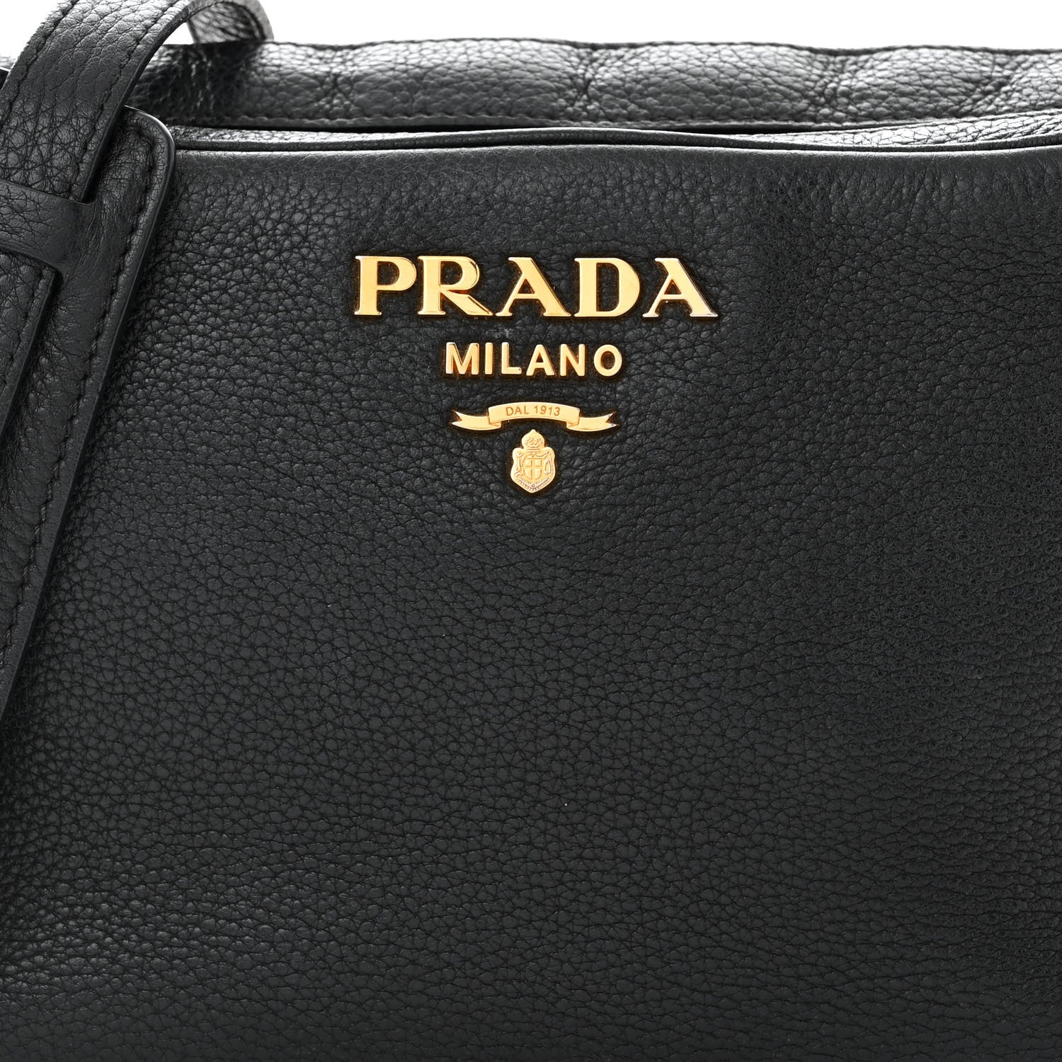 Prada Vitello Phenix Camera Bag Black 10 of 14