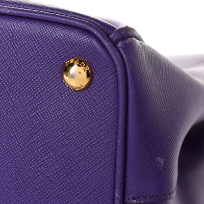 Prada Saffiano Medium Galleria Double Zip Tote Viola 11 of 11