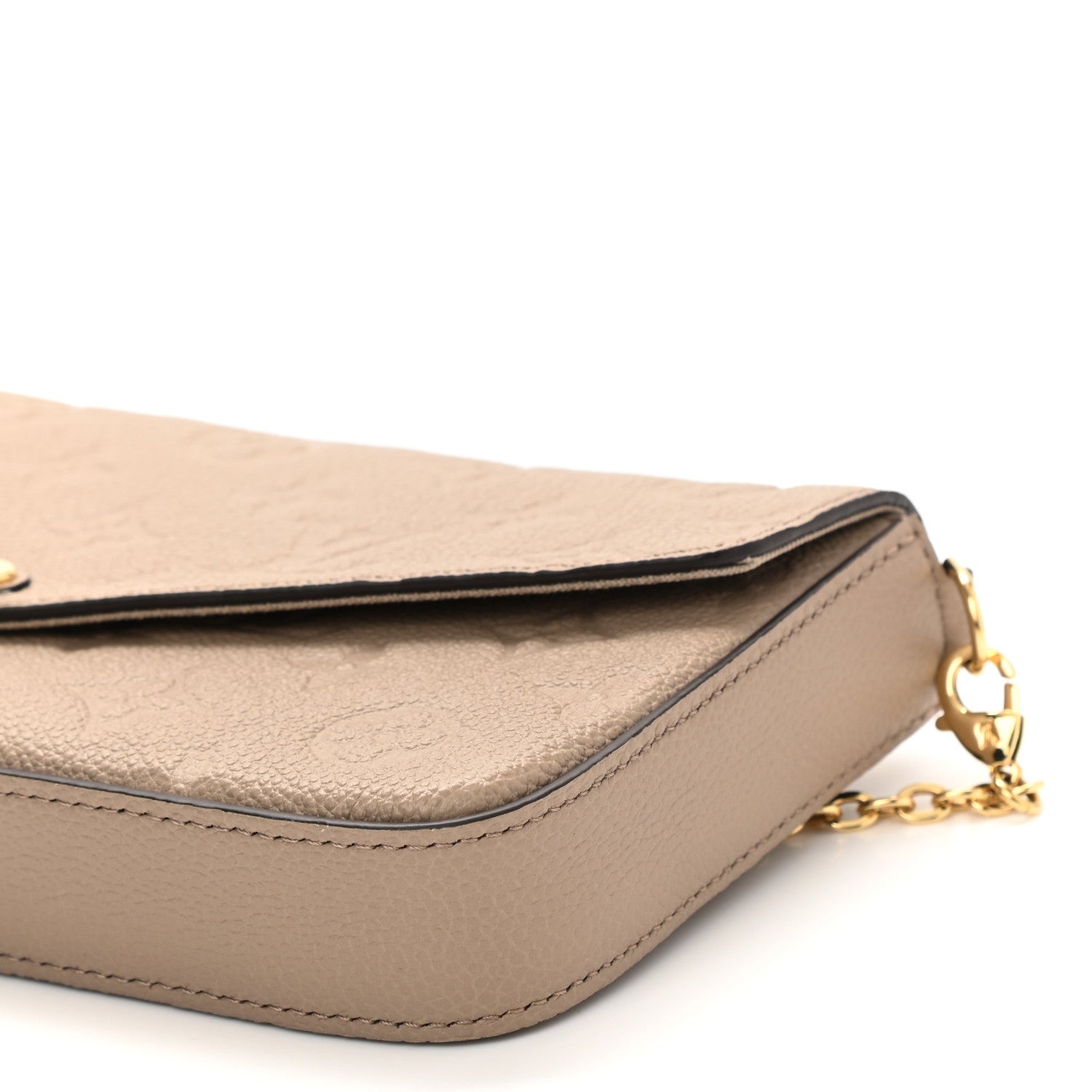 Louis Vuitton Empreinte Pochette Felicie Chain Wallet Tourterelle 10 of 11