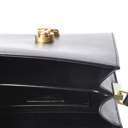 Saint Laurent Grain de Poudre Mini Classic Monogram Cassandra Top Handle Black 4 of 9