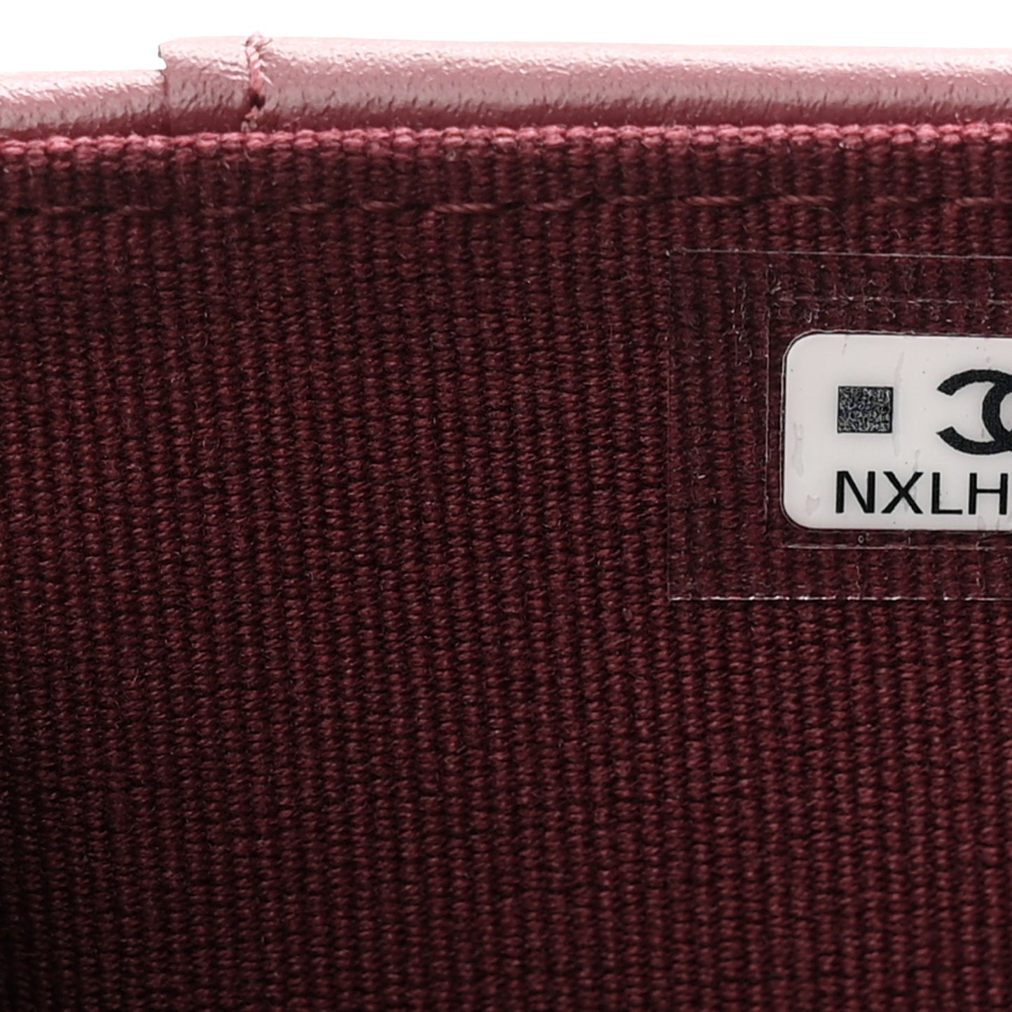 Caviar Quilted Passport Holder Dark Burgundy