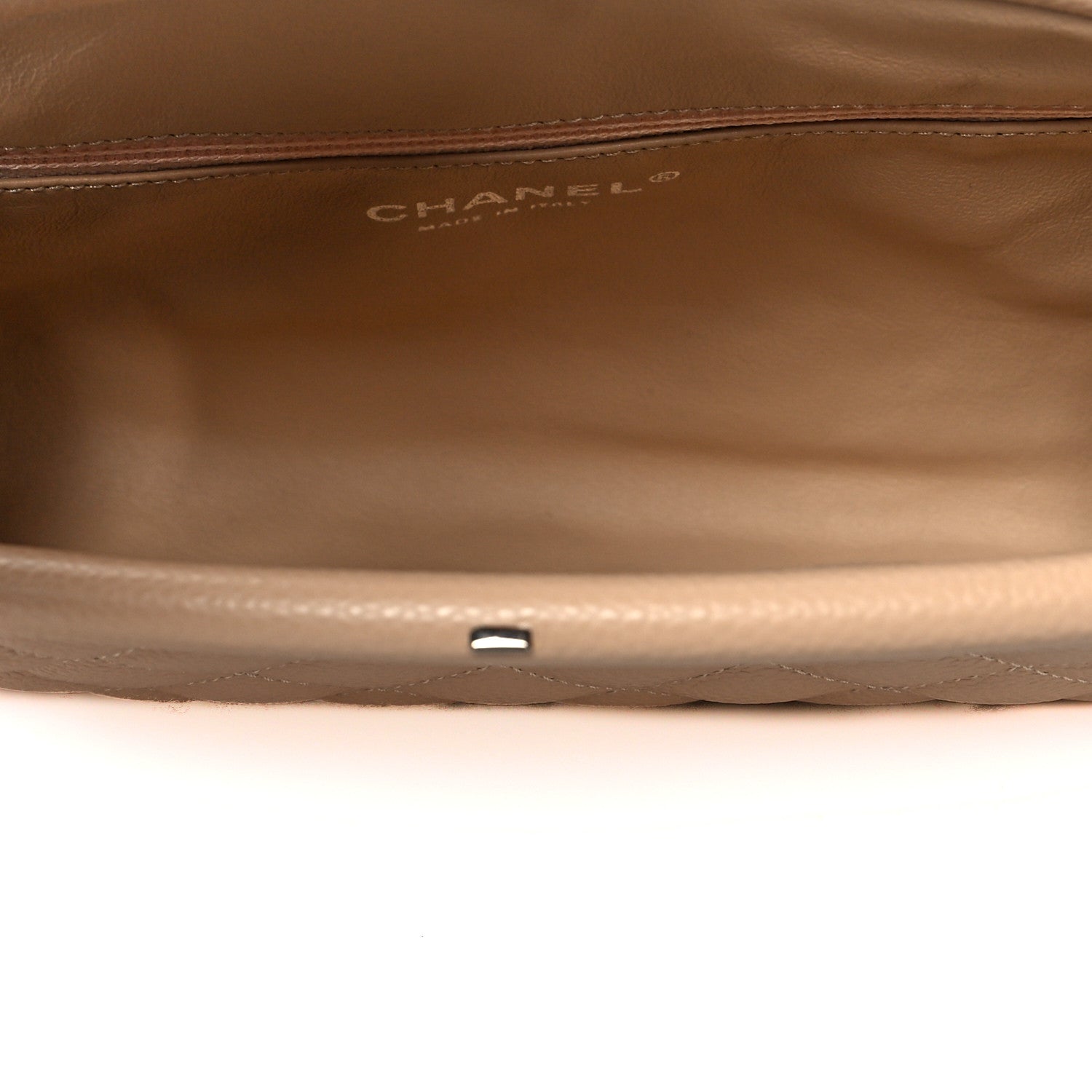 Chanel Caviar Quilted Timeless Clutch Beige 5 of 9