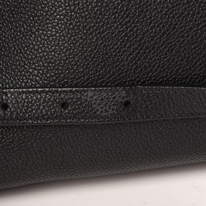 Saint Laurent Grained Calfskin Medium Rive Gauche Cabas Black 20 of 22