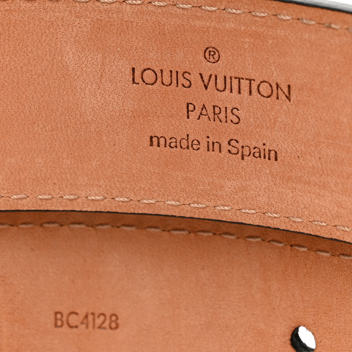 Epi 30mm LV Initiales Belt 100 40 Black