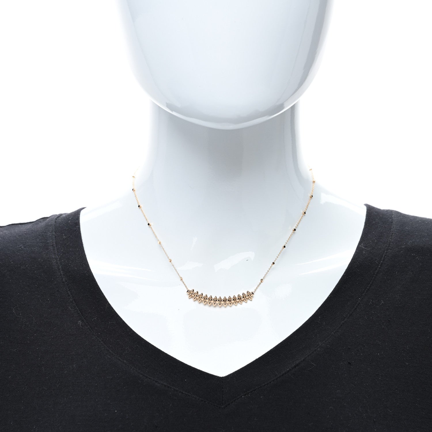 Cartier 18K Pink Gold Small Clash de Cartier Necklace 3 of 4