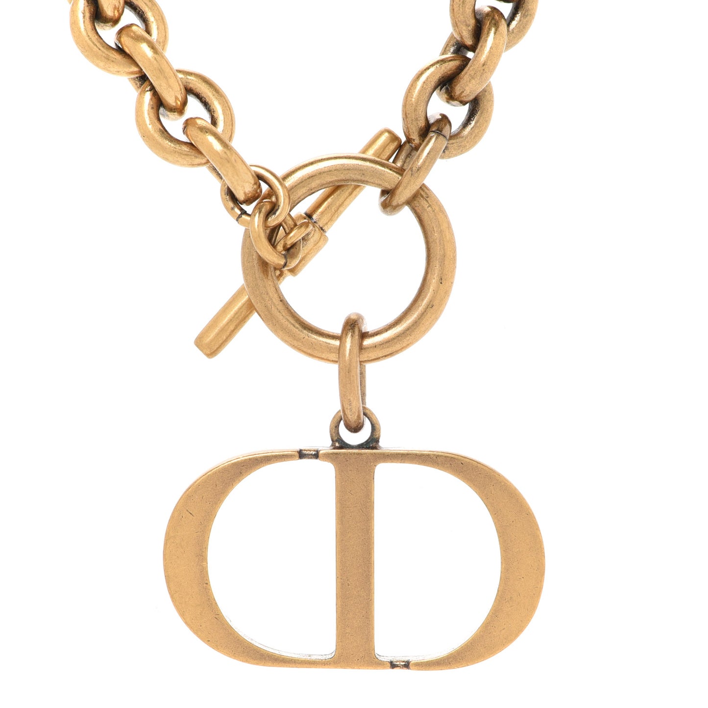 Metal 30 Montaigne Necklace Aged Gold