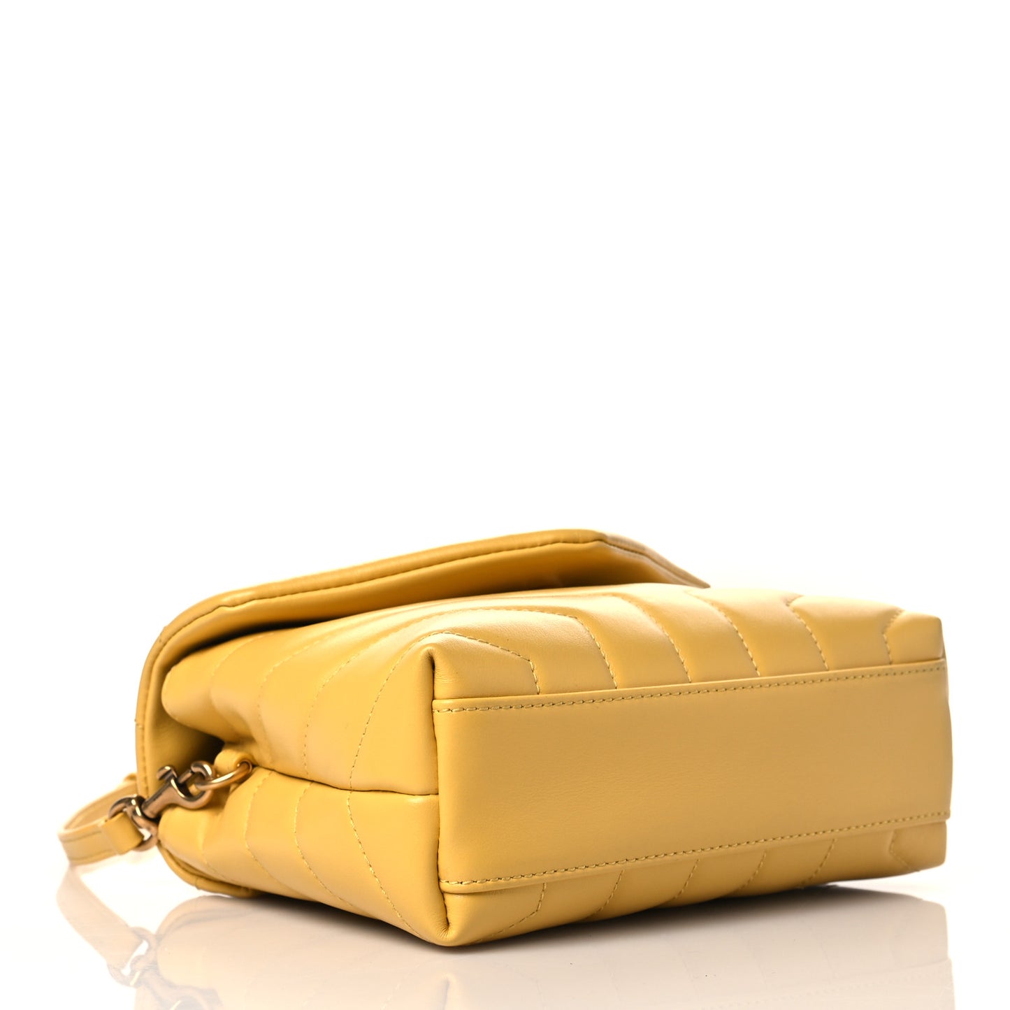 Calfskin Y Quilted Monogram Toy Loulou Crossbody Bag Sunflower