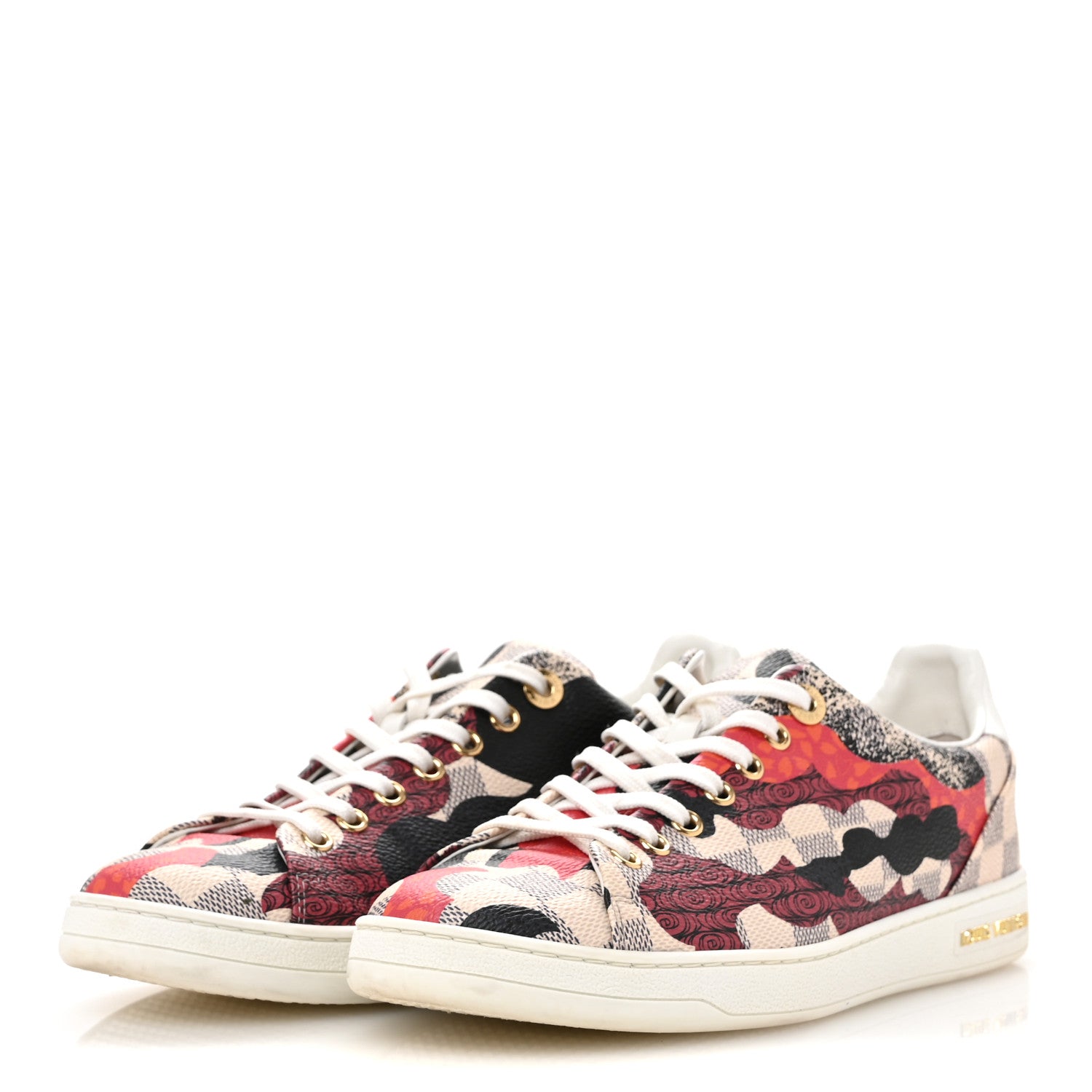 Louis Vuitton Damier Azur Overcloud Sneakers 38.5 4 of 12