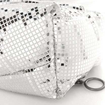Off-White Puffy Disco Pump Pouch Crossbody Bag Silver 9 of 12