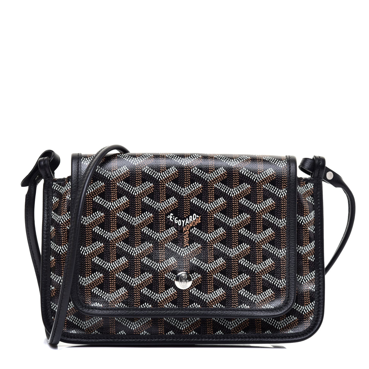 Goyardine Plumet Wallet Clutch Black