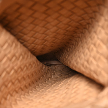 Bottega Veneta Nappa Intrecciato Crisscross Clutch Porridge 5 of 7