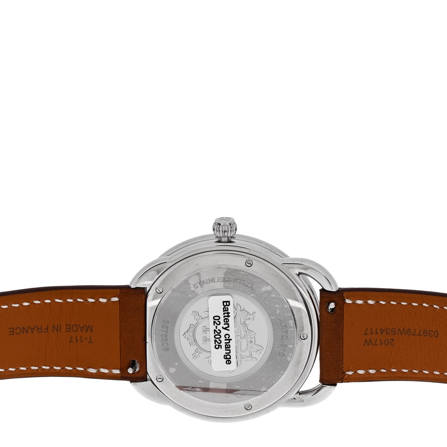 Stainless Steel Barenia 40mm Arceau Quartz Watch Fauve