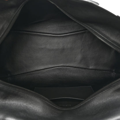 Balenciaga Grained Calfskin Neo Classic Black Hardware Large Top Handle Bag Black 5 of 9