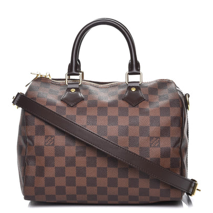 Louis Vuitton Damier Ebene Speedy Bandouliere 25 1 of 10
