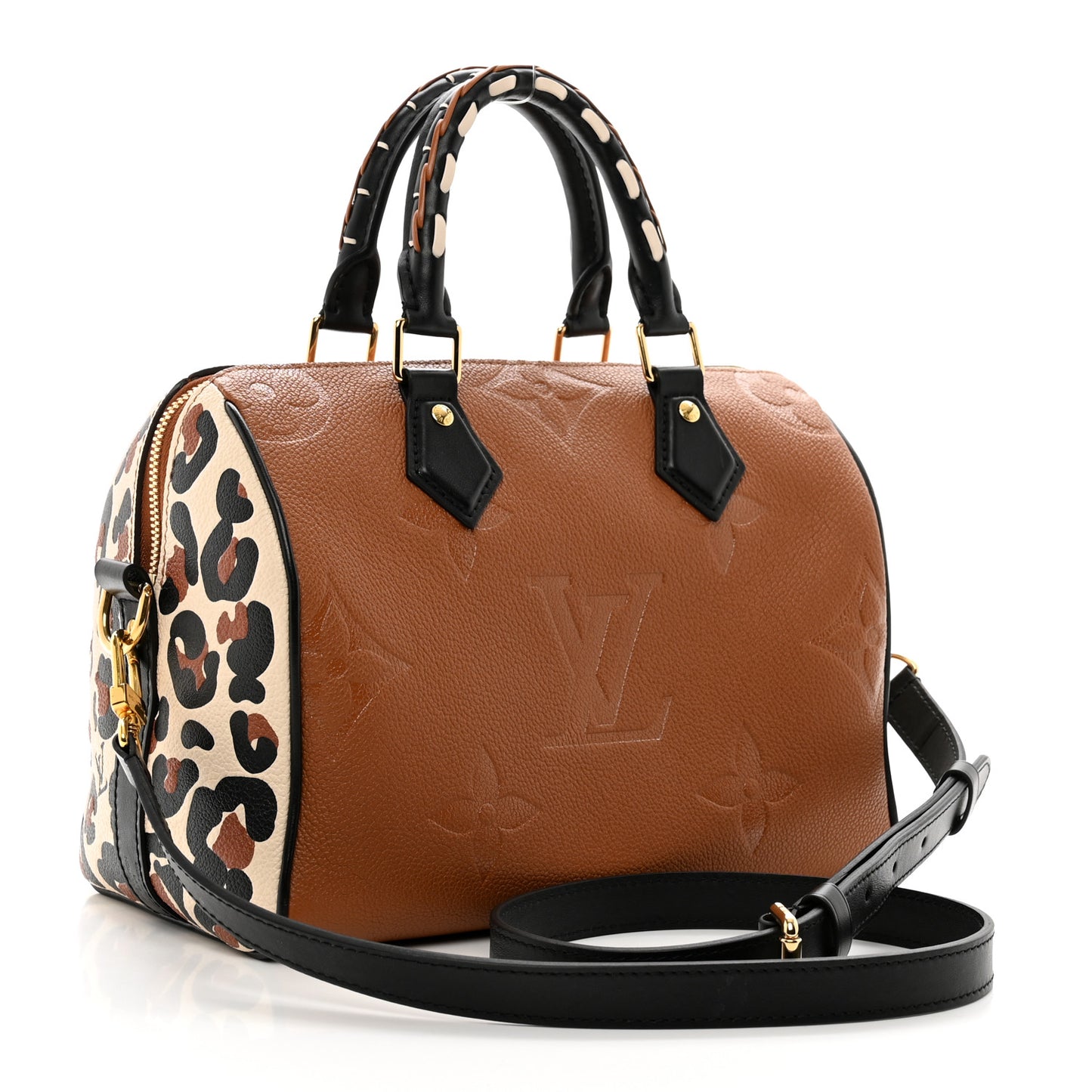 Empreinte Monogram Giant Wild At Heart Speedy Bandouliere 25 Caramel