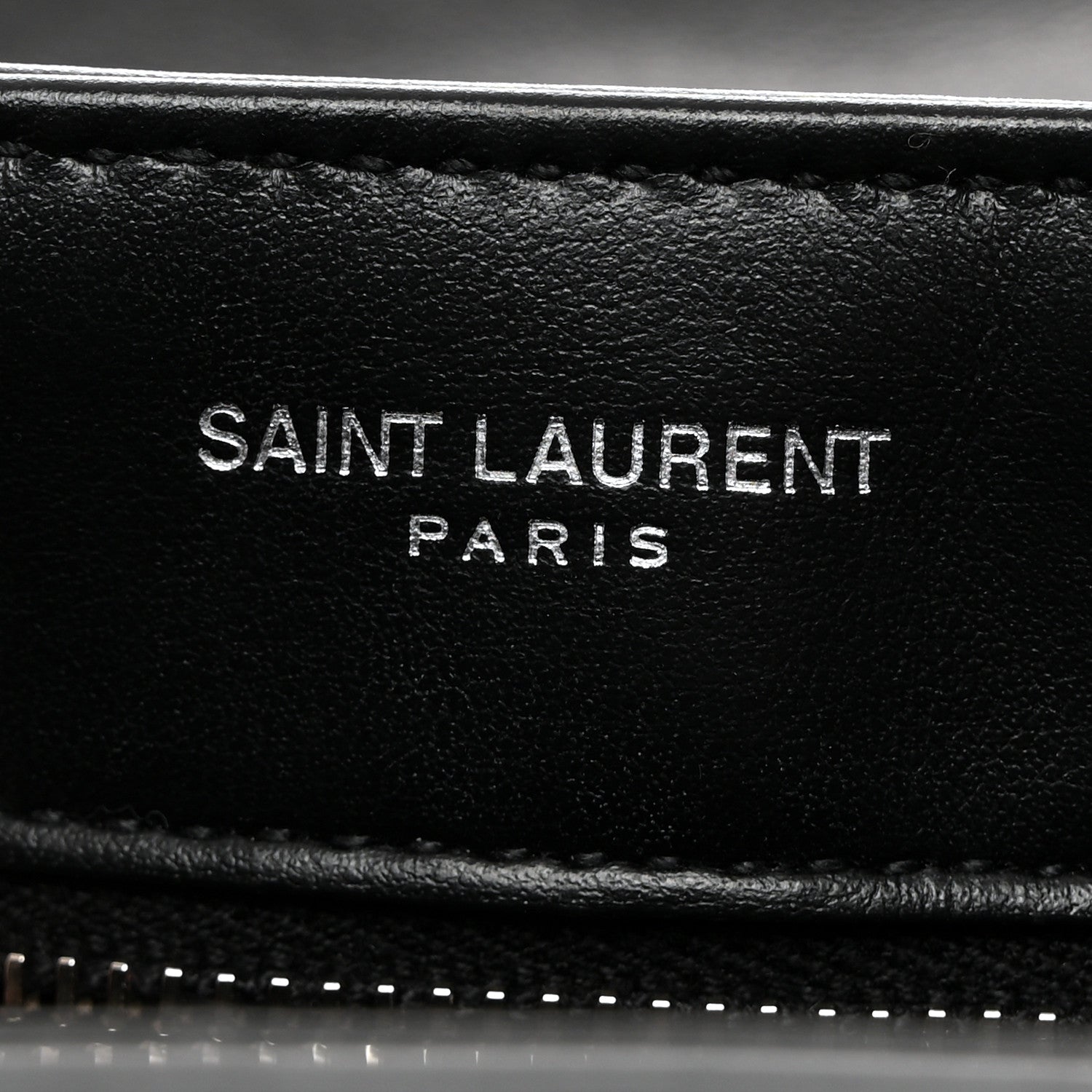 Saint Laurent Calfskin Y Quilted Monogram Toy Loulou Crossbody Bag Black 7 of 11